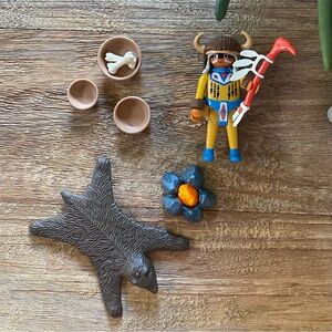 PLAYMOBIL Vintage Retired Set 3877 - Native American Indian Medicine Man